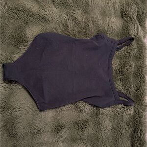 Skims Black cotton jersey Bodysuit